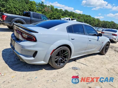 Trzecie zdjęcie samochodu z tyłu: 2021 DODGE CHARGER SCAT PACK VIN:2C3CDXGJ9MH669205 - miniatura