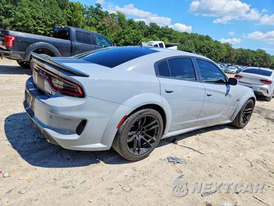 Trzecie zdjęcie samochodu z tyłu: 2021 DODGE CHARGER SCAT PACK VIN:2C3CDXGJ9MH669205 - miniatura