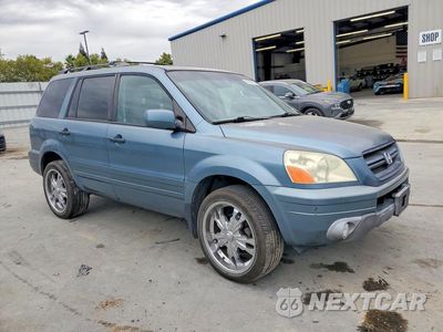 Czwarte zdjęcie samochodu z boku: 2005 HONDA PILOT EXL VIN:5FNYF18625B041710 - miniatura