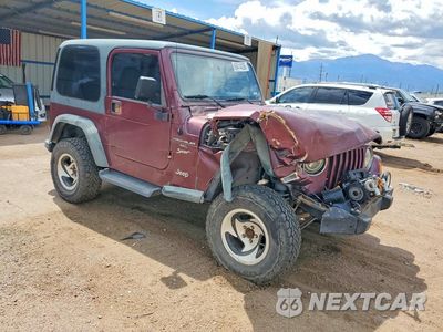 Czwarte zdjęcie samochodu z boku: 2001 JEEP WRANGLER / TJ SPORT VIN:1J4FA49S71P303301 - miniatura