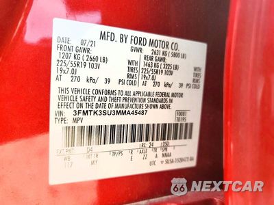 Zdjęcie 13 z 13 samochodu: 2021 FORD MUSTANG VIN:3FMTK3SU3MMA45487 - miniatura