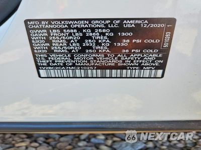 Zdjęcie 13 z 13 samochodu: 2021 VOLKSWAGEN ATLAS CROSS SPORT SEL VIN:1V2BC2CA7MC210257 - miniatura