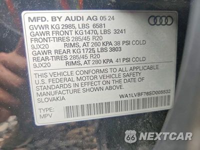 Zdjęcie 14 z 14 samochodu: 2025 AUDI Q7 PREMIUM PLUS VIN:WA1LVBF76SD005532 - miniatura