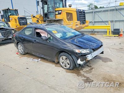 Czwarte zdjęcie samochodu z boku: 2013 HONDA CIVIC LX VIN:19XFB2F5XDE018652 - miniatura