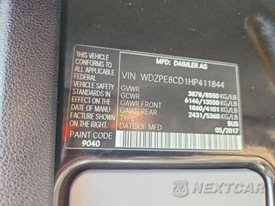 Zdjęcie 13 z 13 samochodu: 2017 MERCEDES-BENZ SPRINTER 2500 VIN:WDZPE8CD1HP411844 - miniatura