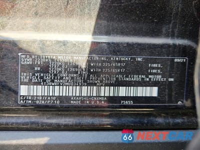 Zdjęcie 13 z 13 samochodu: 2021 TOYOTA RAV4 XLE VIN:4T3RWRFV2MU034939 - miniatura