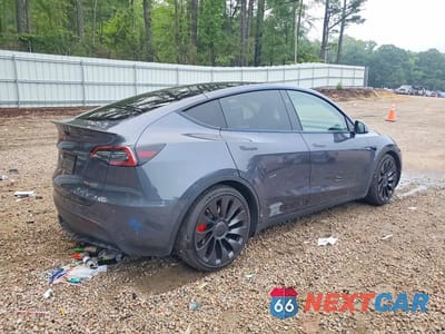 Trzecie zdjęcie samochodu z tyłu: 2023 TESLA MODEL Y VIN:7SAYGDEF4PF807347 - miniatura