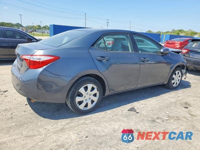Trzecie zdjęcie samochodu z tyłu: 2016 TOYOTA COROLLA LE VIN:5YFBURHE2GP466160 - miniatura