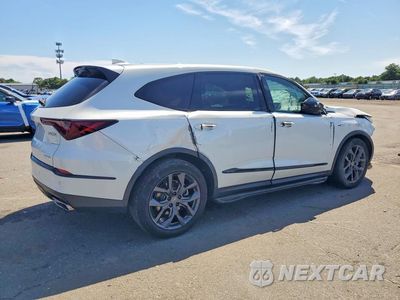 Trzecie zdjęcie samochodu z tyłu: 2022 ACURA MDX A-SPEC VIN:5J8YE1H09NL019149 - miniatura