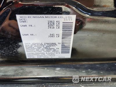 Zdjęcie 13 z 13 samochodu: 2024 NISSAN ALTIMA SV VIN:1N4BL4DV0RN350795 - miniatura