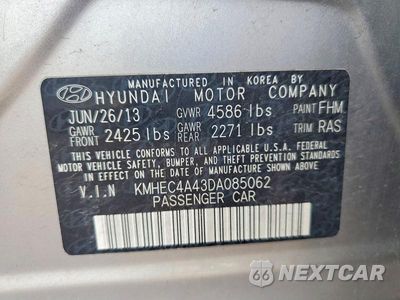 Zdjęcie 12 z 12 samochodu: 2013 HYUNDAI SONATA HYBRID VIN:KMHEC4A43DA085062 - miniatura