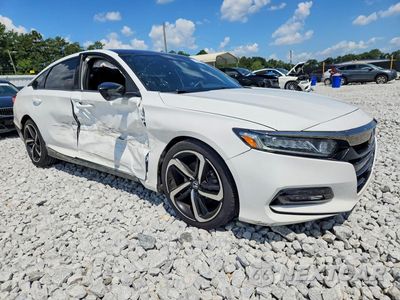 Czwarte zdjęcie samochodu z boku: 2019 HONDA ACCORD SPORT VIN:1HGCV1F32KA176469 - miniatura