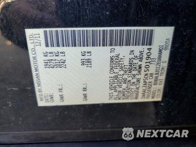 Zdjęcie 12 z 12 samochodu: 2012 NISSAN ALTIMA 2.5 VIN:1N4AL2AP5CN501904 - miniatura