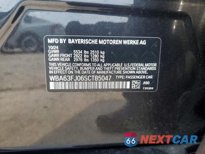 Zdjęcie 12 z 12 samochodu: 2025 BMW 540 XI VIN:WBA63FJ06SCT85047 - miniatura