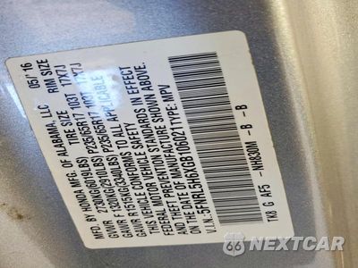 Zdjęcie 13 z 13 samochodu: 2016 HONDA ODYSSEY EXL VIN:5FNRL5H6XGB106021 - miniatura