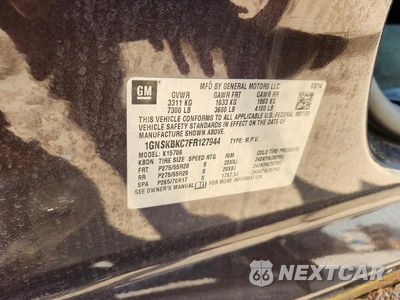 Zdjęcie 13 z 13 samochodu: 2015 CHEVROLET TAHOE K1500 LT VIN:1GNSKBKC7FR127944 - miniatura