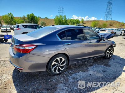 Trzecie zdjęcie samochodu z tyłu: 2016 HONDA ACCORD EXL VIN:1HGCR3F01GA021649 - miniatura