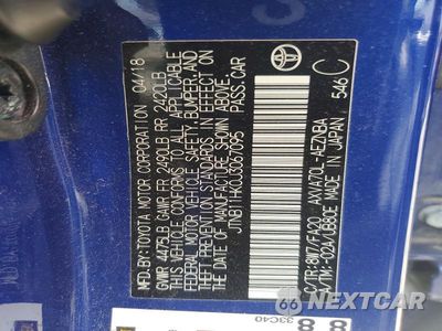 Zdjęcie 12 z 12 samochodu: 2018 TOYOTA CAMRY L VIN:JTNB11HK0J3067095 - miniatura