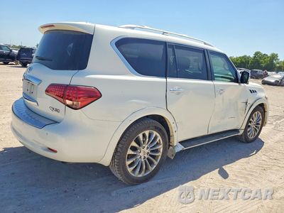 Trzecie zdjęcie samochodu z tyłu: 2015 INFINITI QX80 BASE VIN:JN8AZ2ND6F9770326 - miniatura