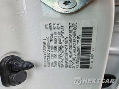 Zdjęcie 13 z 13 samochodu: 2022 HONDA CR-V EXL VIN:7FARW2H89NE049979 - miniatura