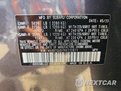 Zdjęcie 13 z 13 samochodu: 2024 SUBARU OUTBACK WILDERNESS VIN:4S4BTGUD7R3112971 - miniatura