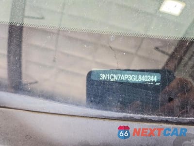 Zdjęcie 12 z 12 samochodu: 2016 NISSAN VERSA 1.6 S PLUS VIN:3N1CN7AP3GL840244 - miniatura