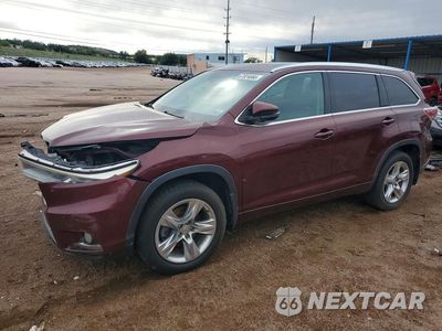 2015 TOYOTA HIGHLANDER LIMITED PLATINUM 5TDDKRFH5FS187111 - główne zdjęcie licytacji z USA - miniatura