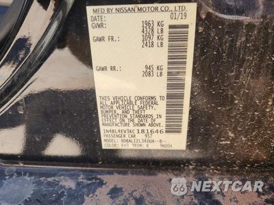 Zdjęcie 12 z 12 samochodu: 2019 NISSAN ALTIMA SL VIN:1N4BL4EV3KC181646 - miniatura