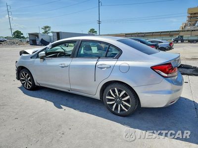 Drugie zdjęcie samochodu z przodu: 2015 HONDA CIVIC EXL VIN:19XFB2F94FE038689 - miniatura