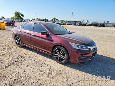 Czwarte zdjęcie samochodu z boku: 2016 HONDA ACCORD SPORT VIN:1HGCR2F55GA020249 - miniatura