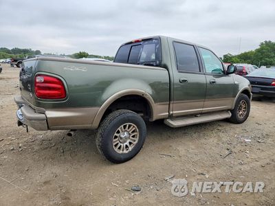 Trzecie zdjęcie samochodu z tyłu: 2002 FORD F150 SUPERCREW VIN:1FTRW08L32KA54713 - miniatura