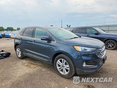 Czwarte zdjęcie samochodu z boku: 2019 FORD EDGE SEL VIN:2FMPK3J91KBB25528 - miniatura