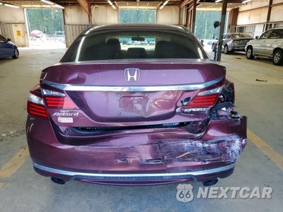 Zdjęcie 6 z 12 samochodu: 2016 HONDA ACCORD SPORT VIN:1HGCR2F56GA052949 - miniatura