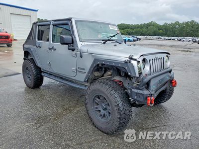 Czwarte zdjęcie samochodu z boku: 2015 JEEP WRANGLER UNLIMITED SPORT VIN:1C4BJWDG6FL503555 - miniatura