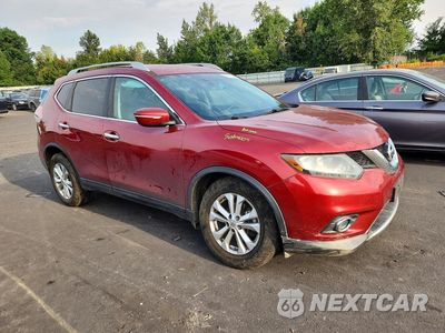 Czwarte zdjęcie samochodu z boku: 2015 NISSAN ROGUE SV VIN:5N1AT2MV8FC884947 - miniatura