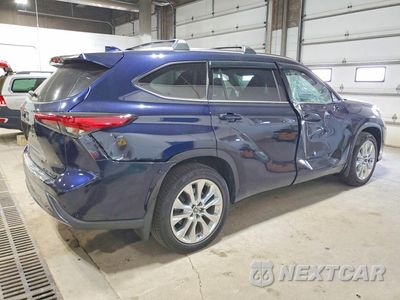 Trzecie zdjęcie samochodu z tyłu: 2020 TOYOTA HIGHLANDER LIMITED VIN:5TDDZRBH3LS026737 - miniatura