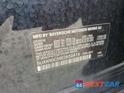 Zdjęcie 13 z 13 samochodu: 2014 BMW X5 XDRIVE35I VIN:5UXKR0C59E0K50414 - miniatura
