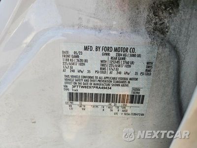 Zdjęcie 12 z 12 samochodu: 2023 FORD MAVERICK XL VIN:3FTTW8E97PRA49434 - miniatura