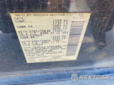 Zdjęcie 12 z 12 samochodu: 2017 NISSAN FRONTIER SV VIN:1N6DD0ER2HN735605 - miniatura