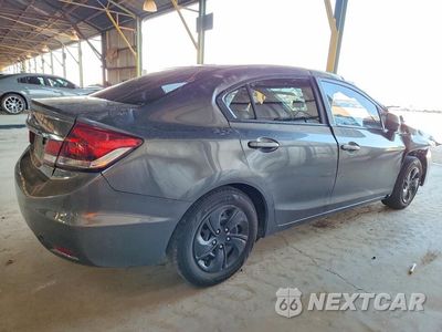 Trzecie zdjęcie samochodu z tyłu: 2013 HONDA CIVIC LX VIN:19XFB2F56DE215351 - miniatura