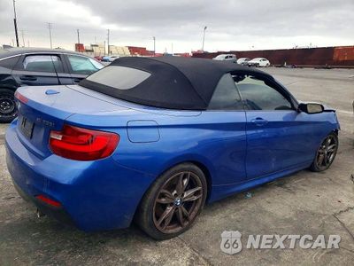 Trzecie zdjęcie samochodu z tyłu: 2015 BMW M235I VIN:WBA1M1C58FV393521 - miniatura