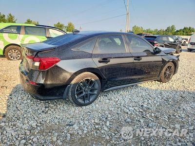 Trzecie zdjęcie samochodu z tyłu: 2022 HONDA CIVIC SPORT VIN:2HGFE2F57NH534059 - miniatura