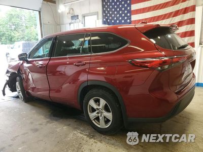 Drugie zdjęcie samochodu z przodu: 2020 TOYOTA HIGHLANDER HYBRID LE VIN:5TDBBRCH5LS005298 - miniatura