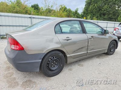 Trzecie zdjęcie samochodu z tyłu: 2008 HONDA CIVIC LX VIN:1HGFA15578L025832 - miniatura