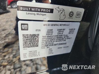 Zdjęcie 13 z 13 samochodu: 2026 CHEVROLET TRAVERSE LT VIN:1GNEVGKS8TJ396540 - miniatura