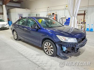 Czwarte zdjęcie samochodu z boku: 2014 HONDA ACCORD EXL VIN:1HGCR2F88EA100149 - miniatura