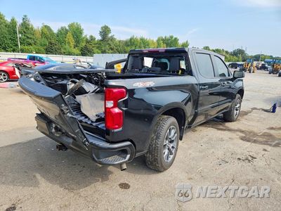 Trzecie zdjęcie samochodu z tyłu: 2025 CHEVROLET SILVERADO K1500 RST VIN:1GCPKEEK1SZ209942 - miniatura