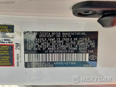 Zdjęcie 13 z 13 samochodu: 2011 TOYOTA CAMRY SE VIN:4T1BF3EK0BU591490 - miniatura
