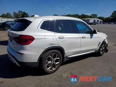 Trzecie zdjęcie samochodu z tyłu: 2021 BMW X3 XDRIVE30I VIN:5UXTY5C03M9H38201 - miniatura