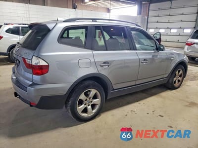 Trzecie zdjęcie samochodu z tyłu: 2008 BMW X3 3.0SI VIN:WBXPC93418WJ13153 - miniatura